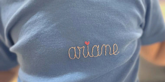 Comment broder un mot sur un t-shirt ?