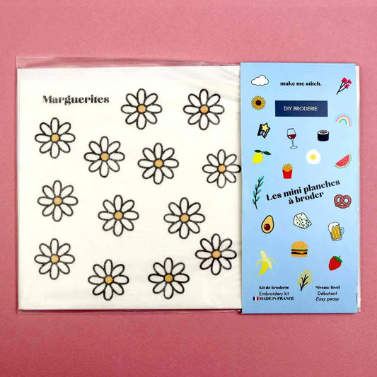 Mini Planche à Broder | Marguerites