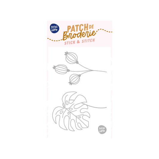 Patch de broderie - Monstera