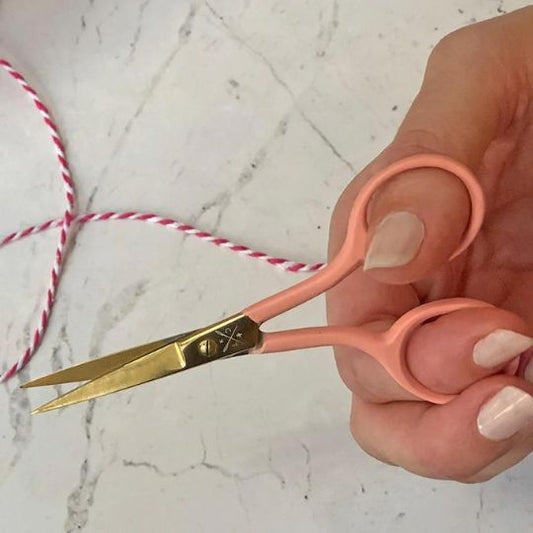 Embroidery scissors - Pink & Gold