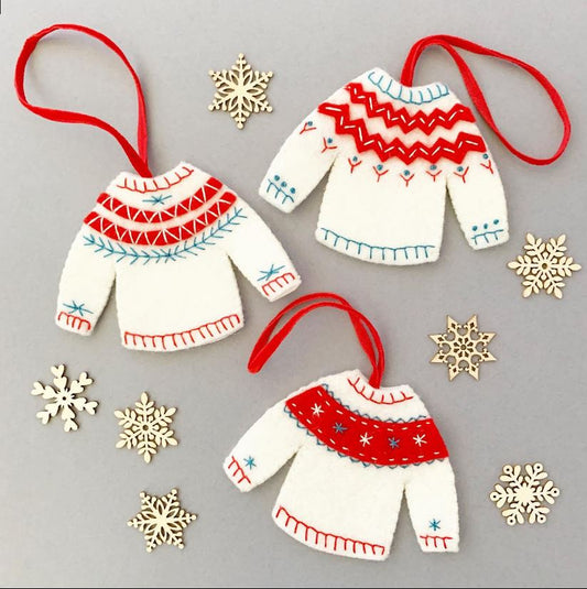 Kit décoration de Noël - Pull d'hiver