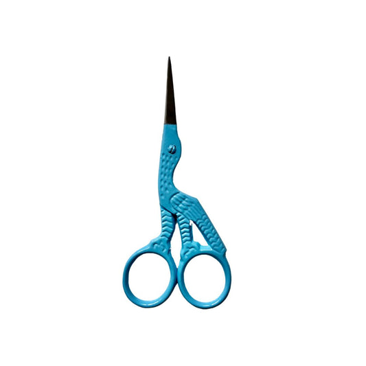 Stork embroidery scissors - Blue