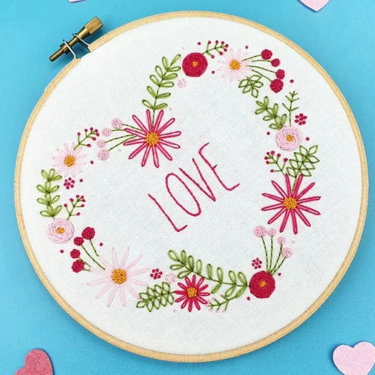 Kit Floral Love Heart