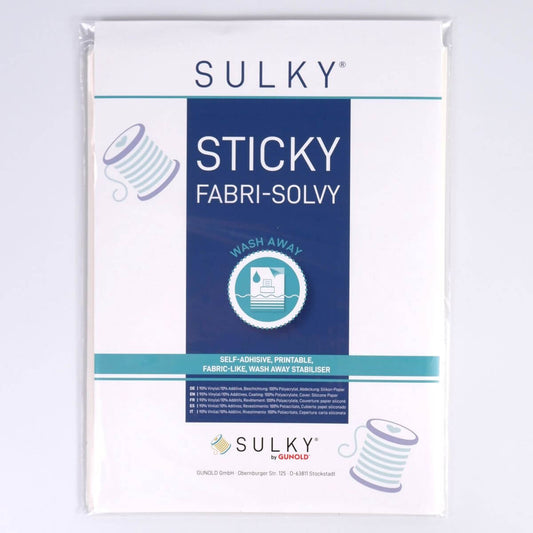 Sticky Fabri Solvi - 12 feuilles A4