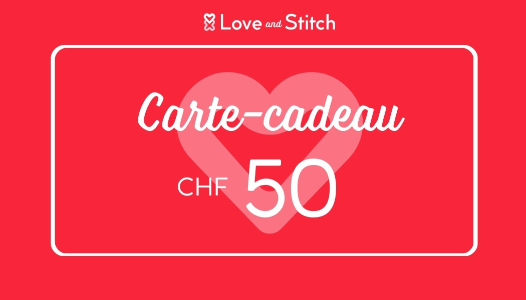 Carte-Cadeau Love and Stitch