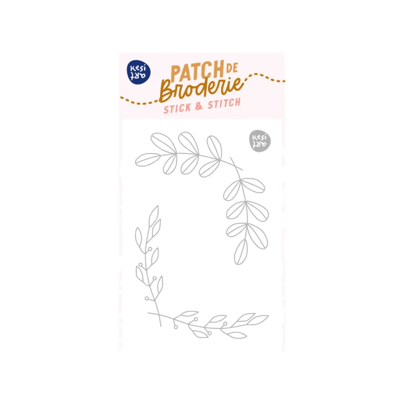 Patch de broderie - Coin fleuri 2