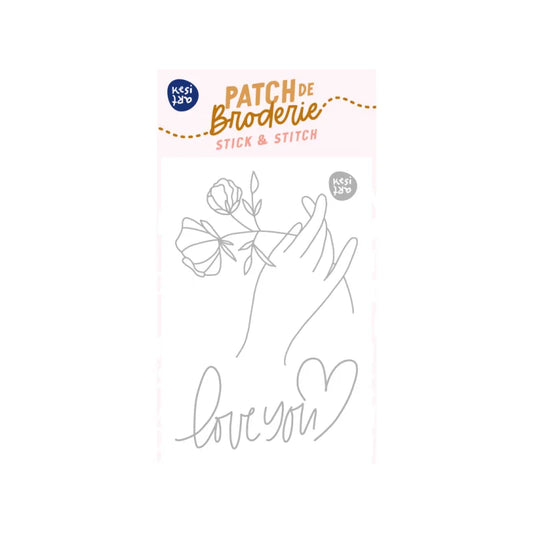 Stickerei-Patch - Love you