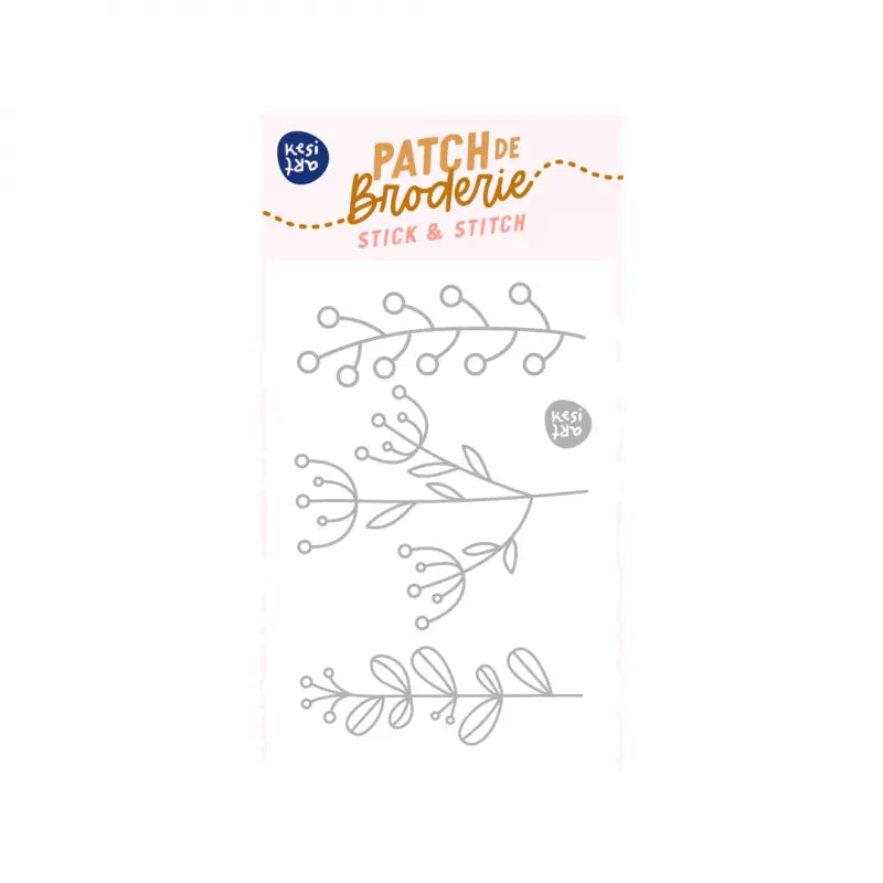 Patch de broderie - Lupins